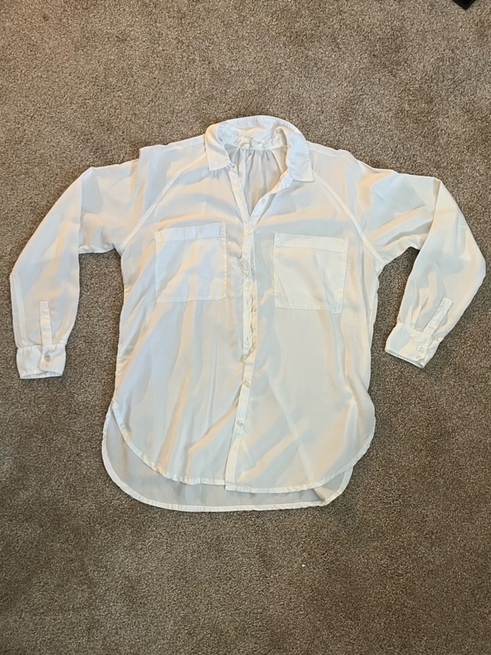 Lou &  Grey Classic White Button-Down